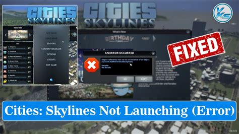 cities skylines simulation failed